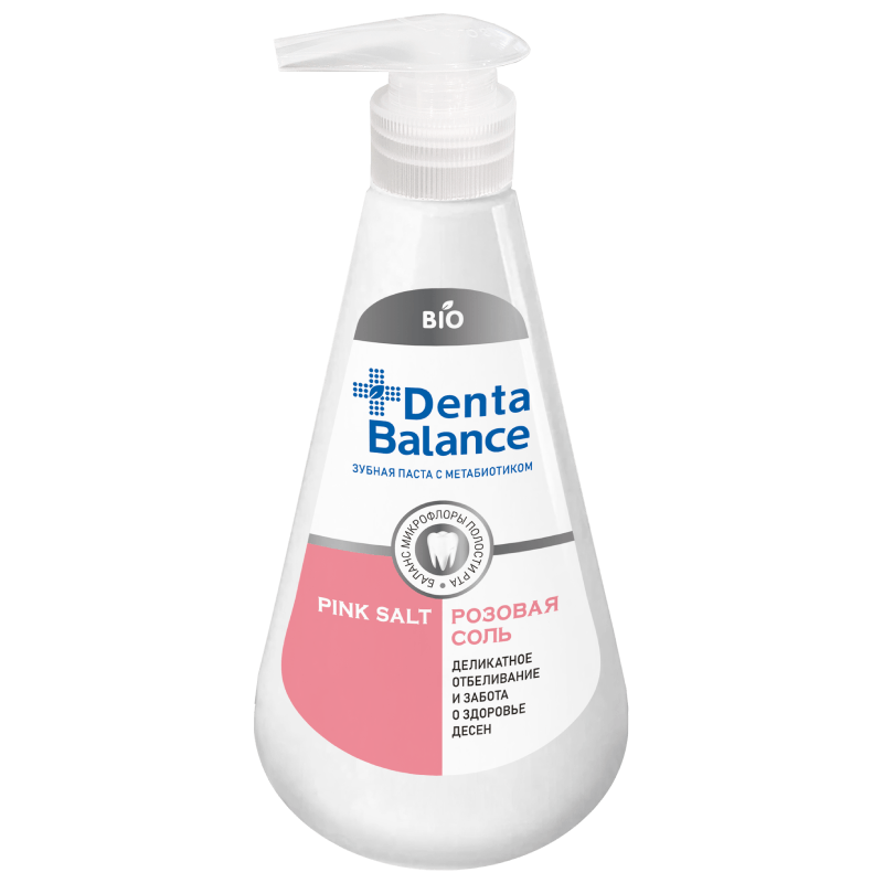 Denta Balance Розовая соль гелевая зубная паста с метабиотиком